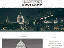 Tablet Screenshot of leadershiphonorsbootcamp.net